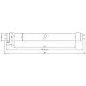 RADIUM LED r�r T8 DC-TUBE LED T8 NEO 18 865/G13 DALI styrbar, konstant str�m, med splinterbeskyttelse mat G13 6