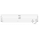 RADIUM LED tube T5 DC-TUBE LED T5 NEO� 14/24 840/G5 - 549MM matt G5 10W 1800lm 4000K 220� CRI 80-89 dimmable