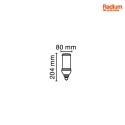 RADIUM LED erstatning for HRL lyskilder HPM HRL125 E40 41W 6000lm 4000K CRI 80-89 