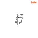 RADIUM LED lamp ESSENCE R63 E27 5W 350lm 2700K 36 CRI 80-89 