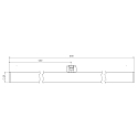 RADIUM Linjelampe S14d RaLEDina RL-RAL1 60 S14d 4,9W 430lm 2200K 200� CRI >90 d�mpbar