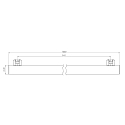 RADIUM Linjelampe S14s RaLEDina RL-RAL2 120 S14s 9,8W 880lm 2700K 200� CRI >90 d�mpbar