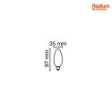 RADIUM filament lamp candle ESSENCE CANDLE C60 827/F switchable matt E14 6,5W 806lm 2700K 330 CRI 80-89 
