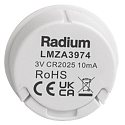 remote control REMOTE RF DOT 1ZONE WHITE 1-fold, cylindrical, with output for radio control signal (RF)