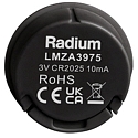 Fjernbetjening REMOTE RF DOT 1ZONE BLACK 1-fold, cylindrisk, med radio-udgang (RF), sort