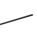 U-profil SMALL - FOR 1 STRIP flad, overflademonteret version, sort, anodiseret