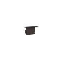 Endkappe SMALL WING, sort