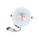 Downlight GLAN XS � 175MM Plug&Play stiv, CCT Switch, UGR < 19, multipower IP20, hvid 