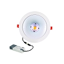 Downlight GLAN M � 237MM Plug&Play stiv, CCT Switch, UGR < 19, multipower IP20, hvid 
