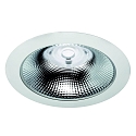 Downlight GLAN S � 207MM Plug&Play stiv, CCT Switch, UGR < 19, multipower IP20, aluminium, hvid 