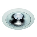 Downlight GLAN L � 270MM Plug&Play stiv, CCT Switch, UGR < 19, multipower IP20, aluminium, hvid 
