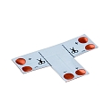 T/hj�rneplade VARDAFLEX 1CM 2-polet, kodningsbar, hvid