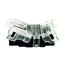 Feeder VARDAFLEX 0.8CM - PUSH 2-polet, mat, gennemsigtig