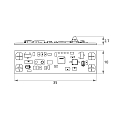 Rutec d�mpermodul VARDAFLEX ALU-CV PROXI MONO 1 kanal
