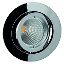 Indbygningslampe MR16 svingbar IP20, chrom