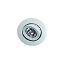 Indbygnings loftlampe MR16 kardanisk drejning IP20, pulverlakeret, hvid
