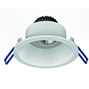 Indbygningslampe TOM ROUND (EMPTY CASE FOR LED MODULE �5CM) rund, svingbar, uden stikkontakt IP20, hvid mat d�mpbar