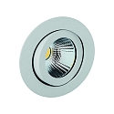 recessed luminaire TALU LED round, swivelling IP20, white matt 735lm 3700-4300K