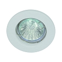 Downlight MR16 rund, stiv IP20, hvid mat