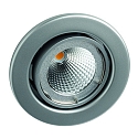 Indbygningslampe MR16 svingbar IP20, chrom mat