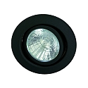 Downlight MR16 rund, svingbar IP20, sort mat