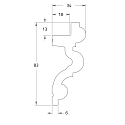 Rutec Projekt skumb�rer PU VOUTE 8.3X4.3.4 / 2M s�t med 4, hvid