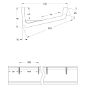 Rutec Projekt skumb�rer PU VOUTE 7.6X17.1 / 2M firkantet, hvid