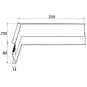 hj�rnestik SOCKET PROFILE PFG401 hj�rne udenfor, s�lv
