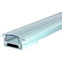 Profil i kraveform FLAT 23/12K - 2M flad, aluminium anodiseret
