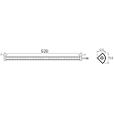Rutec Projekt Lysstrimmel VARDAFLEX NINQE PLUS - FRIDGE&FREEZER - 960MM stiv, omskiftelig IP54, hvid  9W 1077lm 5800K 120� CRI >80 93cm