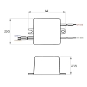 Rutec Projekt LED driver 350MA / 3-8V DC / 1.1-2.4W current constant, switchable, white