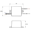 Rutec Projekt LED driver 700MA / 23-5V DC / 1-3.5W konstant str�m, omskiftelig, hvid