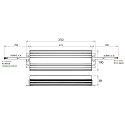 Rutec Projekt LED driver 300W ACTIVE PFC voltage constant, switchable, aluminium