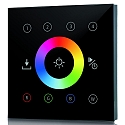 touch panel AC-DMX / 4 ZONES RGBW 4 channel, RGBW, DMX control signal output, black