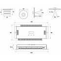 Rutec Projekt controller PIR SENSOR STAIR LIGHT CONTROLLER ES32 med sensor, programmerbar