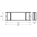 Rutec Projekt Skift af aktuator ZIGBEE 12V/24V 240W/480W SINGLE COULOUR 4X1 1-fold, 4 kanal, ZigBee styrbar, bl�