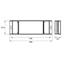 Rutec Projekt Skift af aktuator ZIGBEE 12V/24V 240W/480W DOUBLE COULOUR 2X2 2-fold, 2 kanal, ZigBee styrbar, bl�