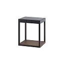 battery solar lamp RADIA GROUND with sensor IP65, graphite grey