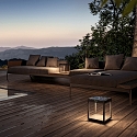 SIGOR genopladelig solcellelampe RADIA GROUND med sensor IP65, grafit gr�