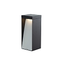 battery solar lamp MILIO FULL with sensor IP65, graphite grey