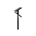 battery solar lamp HELIOSTEPPER with sensor IP65, graphite grey
