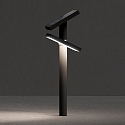 SIGOR genopladelig solcellelampe HELIOSTEPPER med sensor IP65, grafit gr�