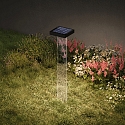 SIGOR genopladelig solcellelampe SCOTTY med sensor IP65, grafit gr�
