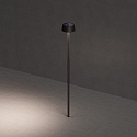 battery solar lamp SUNDRESS with sensor IP65, graphite grey