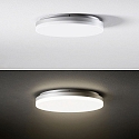 SIGOR overflade lampe CIRCEL IP20, hvid d�mpbar