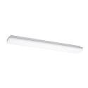 ceiling luminaire PLANK IP54, silver dimmable