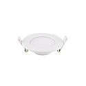 Indbygningslampe FLED DOWNLIGHT SLIM CCT Switch, med diffuser IP20, hvid  6W 310lm 3000 / 4000 / 5000K 120� 120� CRI 90