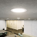 SIGOR Indbygningslampe FLED DOWNLIGHT SLIM CCT Switch, med diffuser IP20, hvid  6W 310lm 3000 / 4000 / 5000K 120� 120� CRI 90