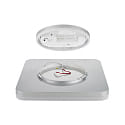 SIGOR overflade lampe SQUARE 22 IP54, s�lv 