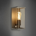 SIGOR Udend�rs V�glampe NULATERN, 230V, IP54, 29 x 14 x 16cm, E27 maks. 15W, trykst�bt aluminium, antracit, uden bev�gelsessensor